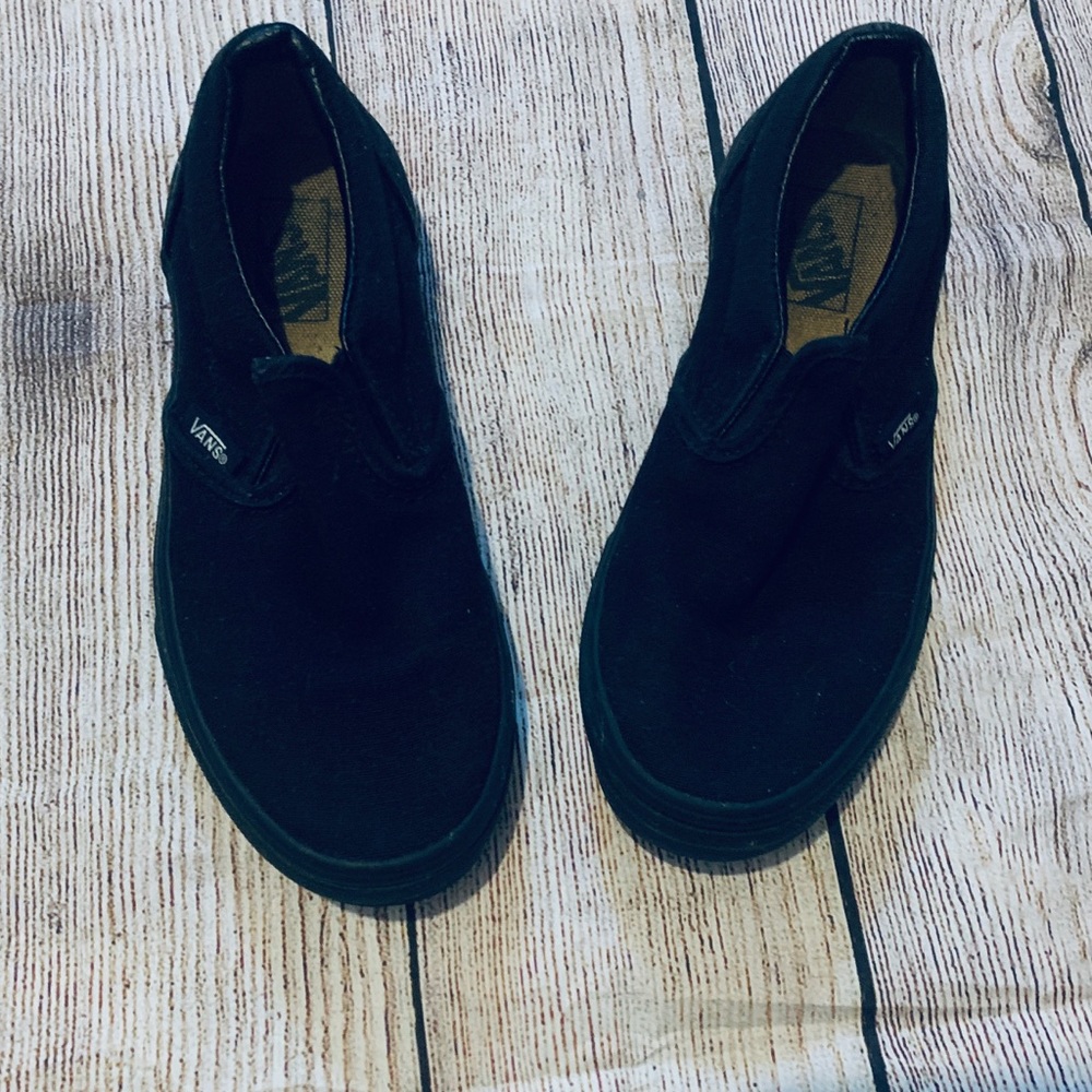 Vans slip ons boys size 2.5